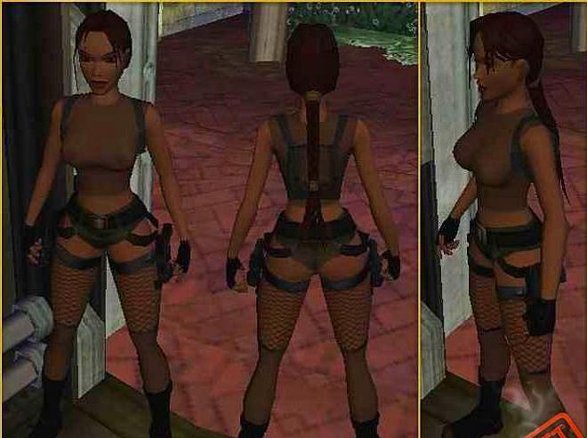 Lara Croft MOULIN ROUGE erotic patch